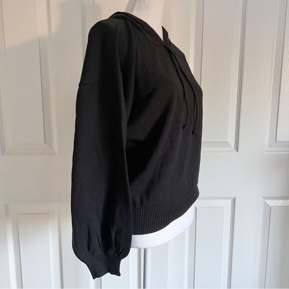 Christy Dawn The Salem Sweater Cotton Cashmere Blend Black Medium - Picture 4 of 8